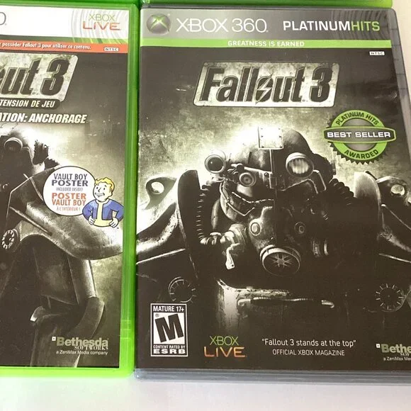 Fallout 3 Xbox 360 Games Live & Platinum Hits - Picture 4 of 7